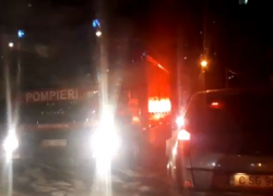 В Кишиневе пожар экстренно заставил эвакуировать малышей из детского садика