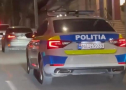 Полицейские автомобили с новым дизайном уже на дорогах Молдовы