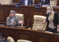 Таубер настолько достала Жиздана своими истериками в парламенте, что тот попросил пересадить его подальше от нее