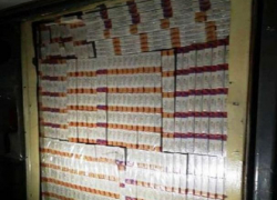 В поезде Кишинев-Яссы были обнаружены более 20 тысяч пачек сигарет