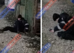 Женщина-полицейский напилась до чертиков и валилась с ног на глазах изумленных прохожих