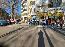 "Свободу Саакашвили". В Кишиневе активисты вышли на акцию-протеста