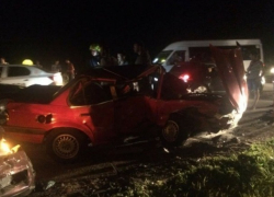 «Всмятку» разбились два автомобиля, направлявшихся на фестиваль «Фосфор»