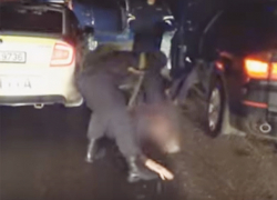 Зрелищное задержание главаря банды "Патрон" в Странешах попало на видео 