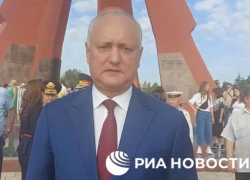 Додон: Мы всегда праздновали и будем праздновать день освобождения Молдовы от фашистских захватчиков