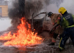 В Тирасполе взорвался Renault опытного водителя