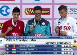 Мировой рекорд установил спортсмен из Молдовы на чемпионате Европы по плаванию