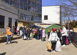 Организации в Кишиневе собрали много пожертвований украинским беженцам