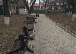 Вандалы разгромили скамейки в парке Вулканешт