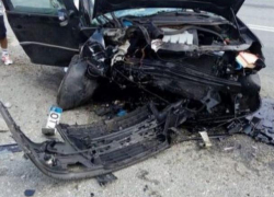 Страшная авария в Чимишлии - водитель сгорел заживо в разбитой машине