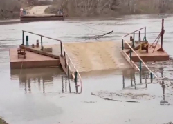 Из-за подъема уровня воды в Днестре в Тирасполе перестал работать паром 