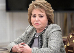 Валентина Матвиенко поздравила Зинаиду Гречаный с назначением на пост спикера парламента