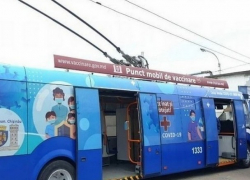 Мобильные пункты вакцинации в Кишиневе в воскресенье, 9 января 