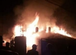 В Кишиневе произошел пожар, два человека госпитализированы с ожогами