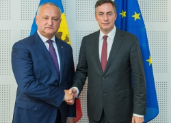 Президент Молдовы провел встречу с председателем комиссии Европарламента по внешним связям