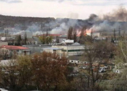 В Кишинёве вспыхнул сильный пожар