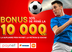 Получи 10% бонус до 10 000 леев за депозит на 7777.md через терминалы и электронные кошельки Paynet