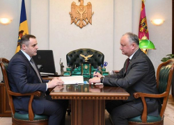 Вадим Чебан проинформировал президента о готовности к подписанию контракта на поставку газа