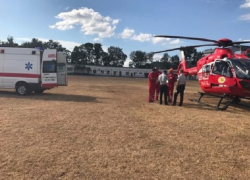 Получившего чудовищные ожоги мужчину доставили в Кишинев на вертолете
