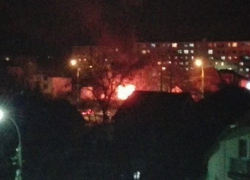 На Буюканах в заброшенном здании произошел пожар