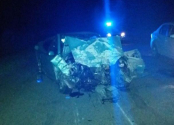 Страшная авария под Каушанами - столкнулись автомобили Peugeot и Opel, двое скончавшихся и пожар