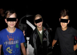 Задержание несовершеннолетних угонщиков автомобиля в Кишиневе попало на видео