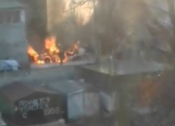 В Дурлештах дотла сгорел автомобиль