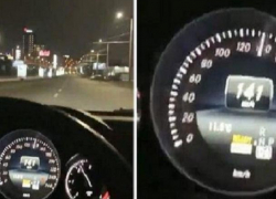 «Живи сегодня!» - автоледи из Кишинева разогналась до 140 км/ч по виадуку и записала видео