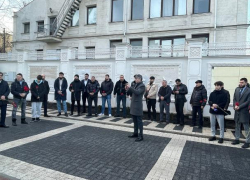 31 декабря в Посольстве Азербайджана в Молдове состоялось мероприятие по случаю 31 декабря – Дня солидарности азербайджанцев мира