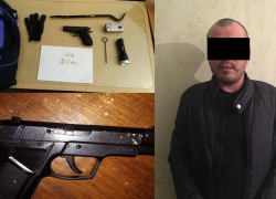 Грабителя квартир с пистолетом и ломиком-фомкой поймали в Кишиневе