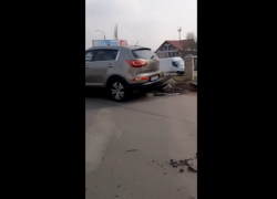 Автомобиль попал в аварию в Кишиневе, на Измаильском мосту