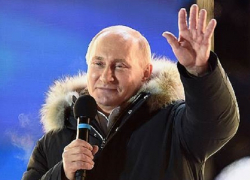 Владимир Путин одержал триумфальную победу на выборах президента России