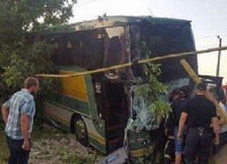 Автобус с туристами из Молдовы разбился на западной Украине