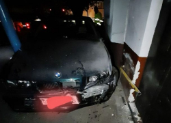 В Унгенах выпивший «боевик» на BMW уничтожил газовую трубу в жилом доме