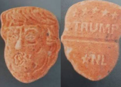 Крупную партию экстази «с Трампом» обнаружили на севере Молдовы