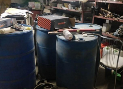 Контрабандисты качали спирт из Молдовы прямо в частный дом в Кучургане