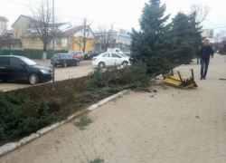 Погром возле примэрии Комрата устроил лихой водитель на внедорожнике