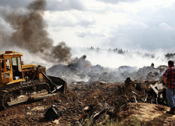 Экологическое бедствие в Комрате – горит мусорный полигон