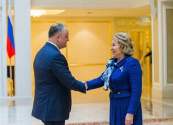 Игорь Додон встретился с Валентиной Матвиенко