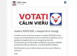 Кэлин Виеру требует от Нэстасе освободить ему дорогу на выборах, тот обещал «подумать» 