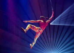 Смертельное падение акробата цирка Дю Солей произошло на глазах зрителей и попало на видео 