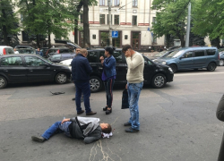 В Сети появилось видео наезда на пешехода на бульваре Штефана чел Маре