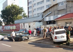 Массовое столкновение автомобилей произошло на Телецентре