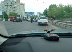 Авария на Виадуке: два автомобиля сильно повреждены