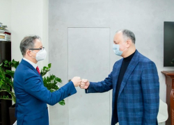 Додон провел рабочую встречу с главой Миссии ОБСЕ в Молдове