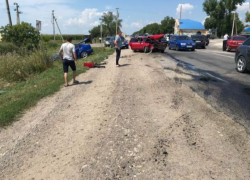 В Рышканском районе столкнулись сразу пять автомобилей