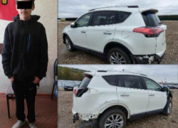 16-летний уроженец Страшен угнал из автосервиса шикарный внедорожник, после чего подбил его