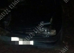 Пьяный водитель сбил столб ЛЭП и попытался спрятаться от правоохранительных органов в Рыбнице