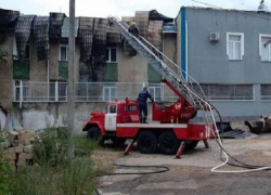 В Резине загорелся местный инспекторат полиции