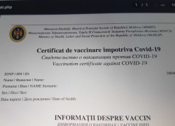 В Молдове разоблачили преступную схему выдачи поддельных сертификатов о вакцинации 